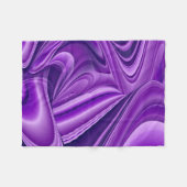 Paarse regenboogdromen fleece deken (Voorkant (Horizontaal))