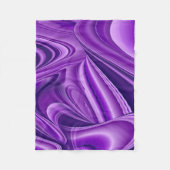 Paarse regenboogdromen fleece deken (Voorkant)