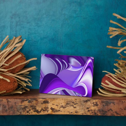 Paarse regenboogdromen fotoplaat (Zijkant)