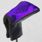 Paarse regenboogdromen golfheadcover (3/4 voorkant)