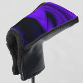 Paarse regenboogdromen golfheadcover (3/4 voorkant)