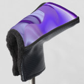 Paarse regenboogdromen golfheadcover (3/4 voorkant)