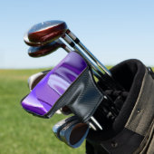 Paarse regenboogdromen golfheadcover (Insitu)