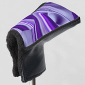 Paarse regenboogdromen golfheadcover (3/4 voorkant)