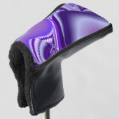 Paarse regenboogdromen golfheadcover (3/4 voorkant)