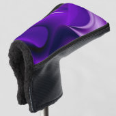 Paarse regenboogdromen golfheadcover (3/4 voorkant)