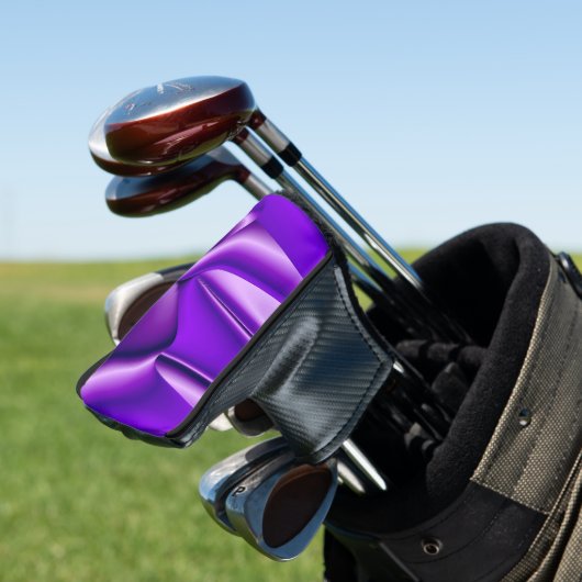 Paarse regenboogdromen golfheadcover (Insitu)