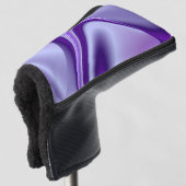 Paarse regenboogdromen golfheadcover (3/4 voorkant)