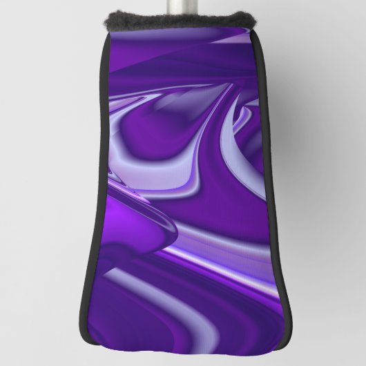 Paarse regenboogdromen golfheadcover (Draai 90)