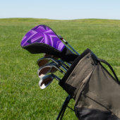Paarse regenboogdromen golfheadcover (Insitu)