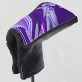 Paarse regenboogdromen golfheadcover (3/4 voorkant)