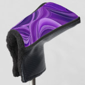 Paarse regenboogdromen golfheadcover (3/4 voorkant)