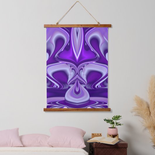 Paarse regenboogdromen hangend wandkleed (Slaapkamer)