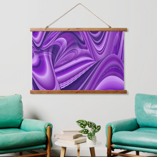Paarse regenboogdromen hangend wandkleed (Woonkamer)