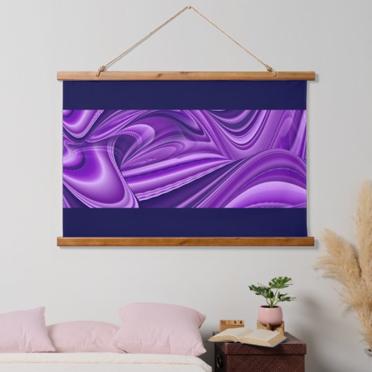 Paarse regenboogdromen hangend wandkleed (Slaapkamer)