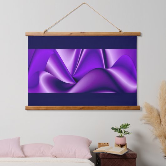 Paarse regenboogdromen hangend wandkleed (Slaapkamer)