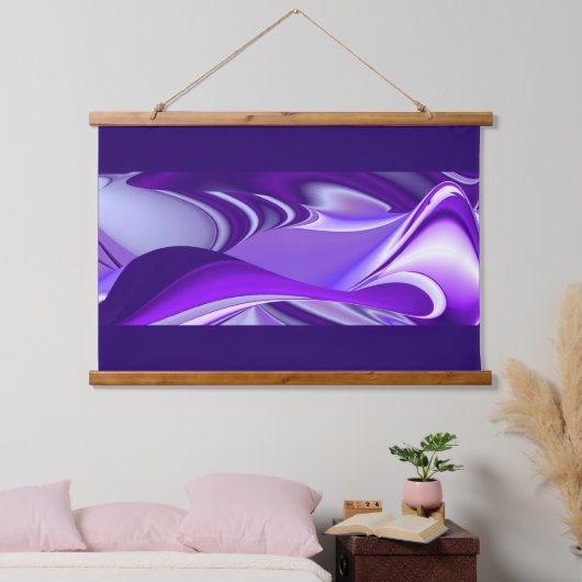 Paarse regenboogdromen hangend wandkleed (Slaapkamer)
