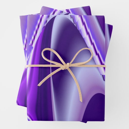 Paarse regenboogdromen inpakpapier vel (In situ)