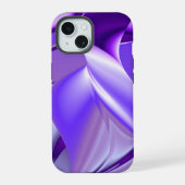 Paarse regenboogdromen iPhone 15 case (Achterkant)