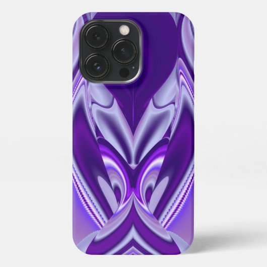 Paarse regenboogdromen iPhone hoesje (Achterkant)