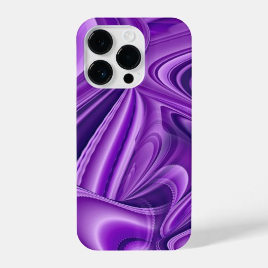 Paarse regenboogdromen iPhone hoesje (Achterkant)