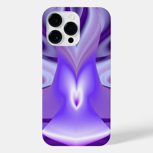 Paarse regenboogdromen iPhone hoesje (Achterkant)