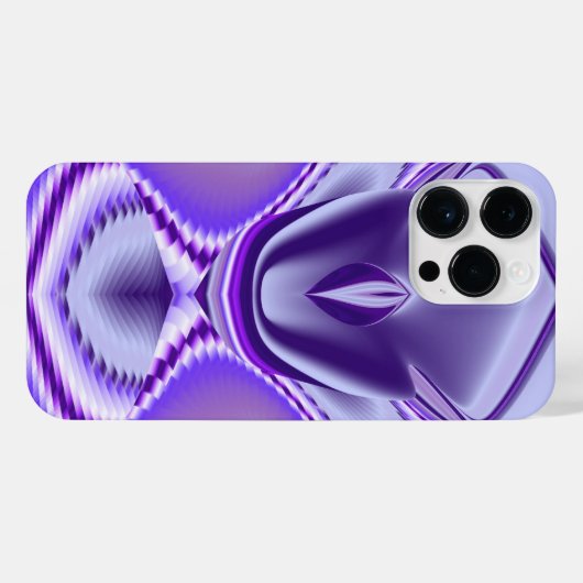 Paarse regenboogdromen iPhone hoesje (Achterkant horizontaal)