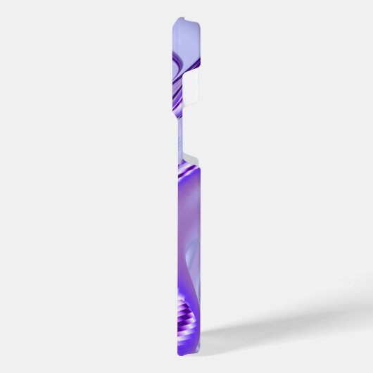 Paarse regenboogdromen iPhone hoesje (Linkerkant)