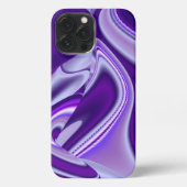 Paarse regenboogdromen iPhone hoesje (Achterkant)