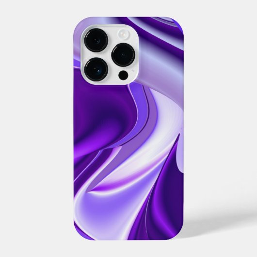 Paarse regenboogdromen iPhone hoesje (Achterkant)