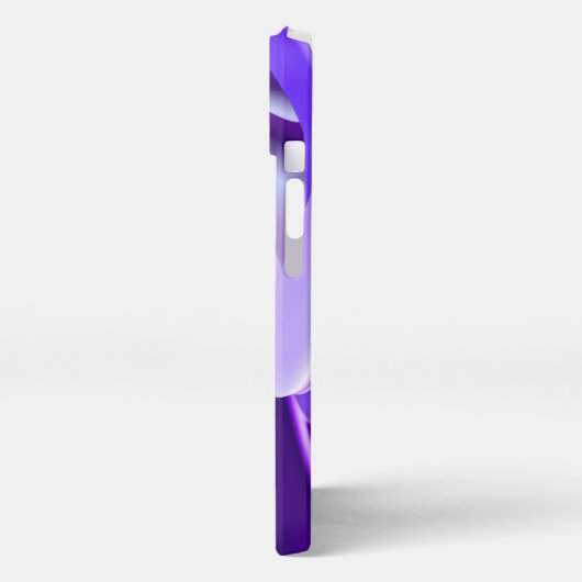 Paarse regenboogdromen iPhone hoesje (Linkerkant)