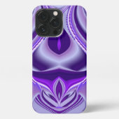 Paarse regenboogdromen iPhone hoesje (Achterkant)