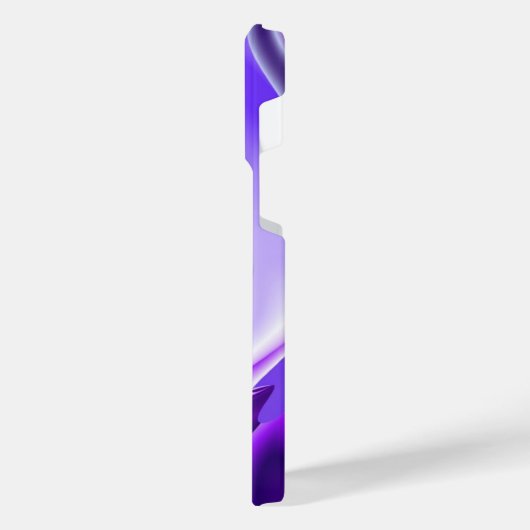 Paarse regenboogdromen iPhone hoesje (Linkerkant)