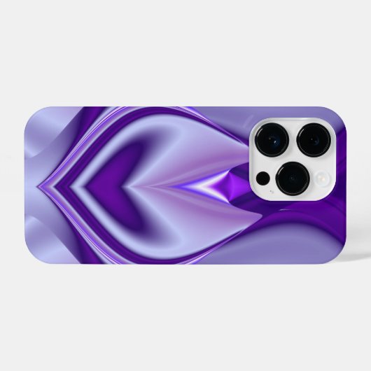 Paarse regenboogdromen iPhone hoesje (Achterkant horizontaal)