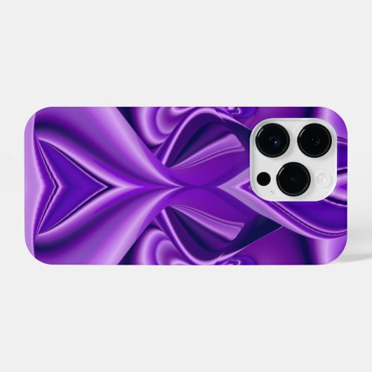 Paarse regenboogdromen iPhone hoesje (Achterkant horizontaal)