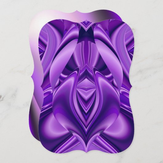 Paarse regenboogdromen kaart (Voorkant / Achterkant)