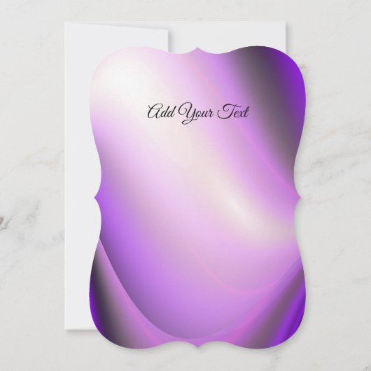 Paarse regenboogdromen kaart (Achterkant)