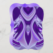 Paarse regenboogdromen kaart (Voorkant / Achterkant)