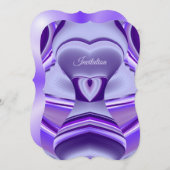 Paarse regenboogdromen kaart (Voorkant / Achterkant)