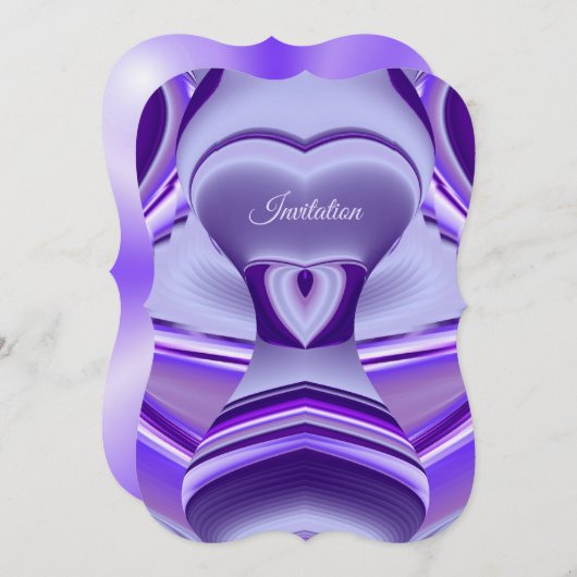 Paarse regenboogdromen kaart (Voorkant / Achterkant)