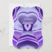 Paarse regenboogdromen kaart (Voorkant)