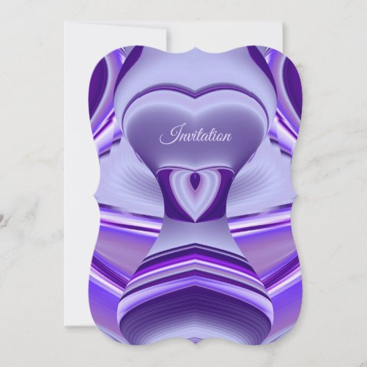 Paarse regenboogdromen kaart (Voorkant)