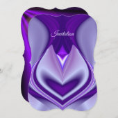 Paarse regenboogdromen kaart (Voorkant / Achterkant)