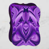 Paarse regenboogdromen kaart (Voorkant / Achterkant)