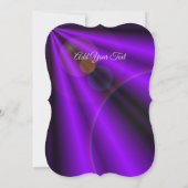 Paarse regenboogdromen kaart (Achterkant)