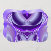 Paarse regenboogdromen kaart (Voorkant / Achterkant)