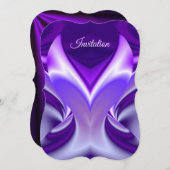 Paarse regenboogdromen kaart (Voorkant / Achterkant)