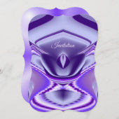 Paarse regenboogdromen kaart (Voorkant / Achterkant)