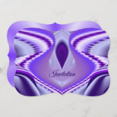 Paarse regenboogdromen kaart (Voorkant / Achterkant)