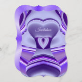 Paarse regenboogdromen kaart (Voorkant / Achterkant)